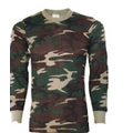 Men's Camouflage Thermal Underwear Top Shirt (S-XL)